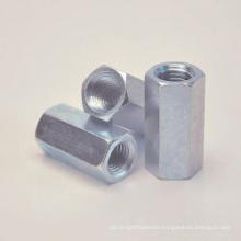 Stainless Steel Long Hex Coupling Nuts DIN 6334